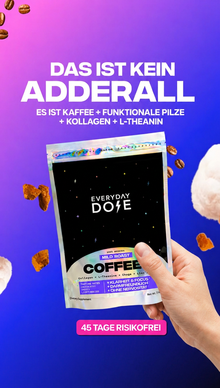 Adderall coffee alternative product card sample ad